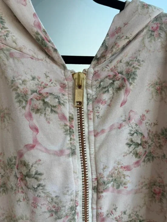 Selkie Floral Zip Up Hoodie - Picture 3 of 6